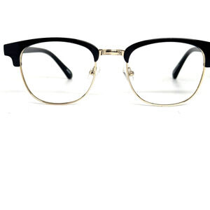 ZENNI Eyeglass Frames 542221 Color Black/Gold‎ H16907